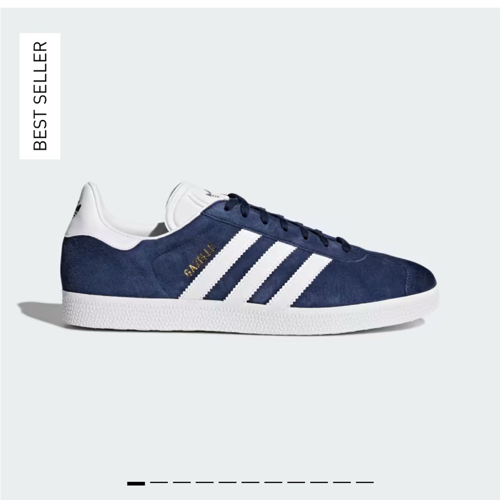 BNWT Adidas Gazelle - Blue (W 7)